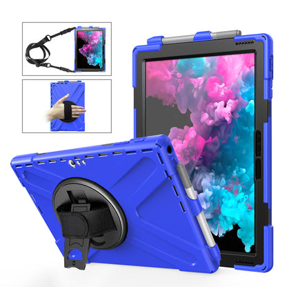 Pirate King Microsoft Surface Pro 4 Case 360 Rotating Stand Holder Shoulder Strap