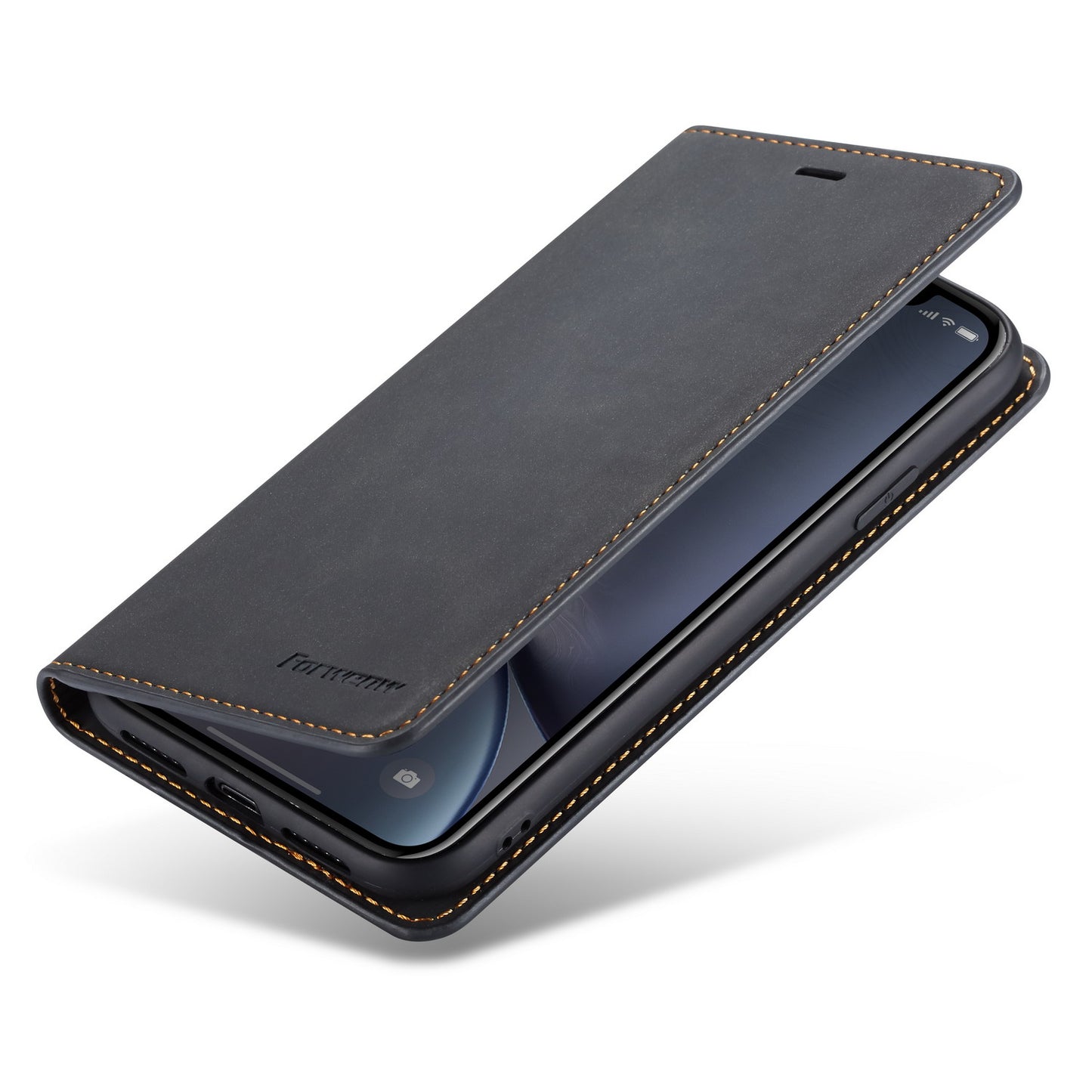 New Slim iPhone XR Leather Case Book Stand Wallet Magnetic